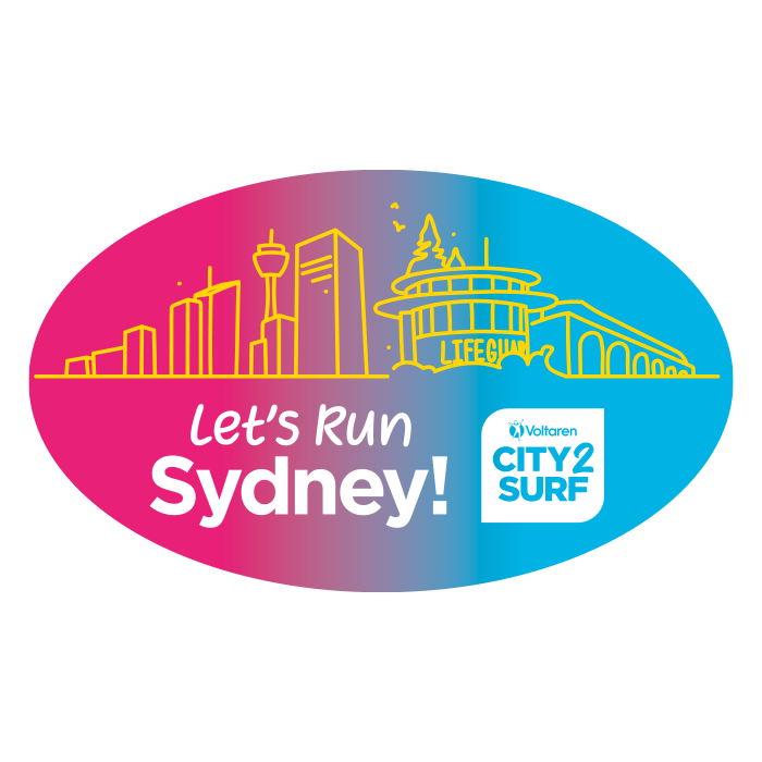 City2Surf 2025 Event Sticker