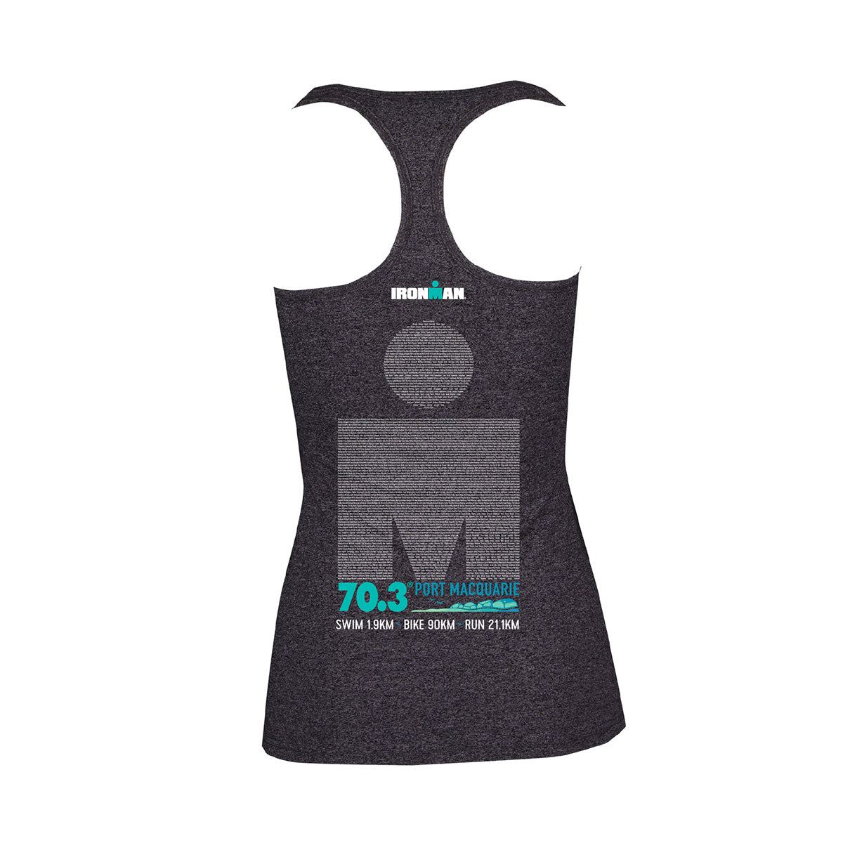 IRONMAN 70.3 Port Macquarie Women's Event Tank - Dark Heather
