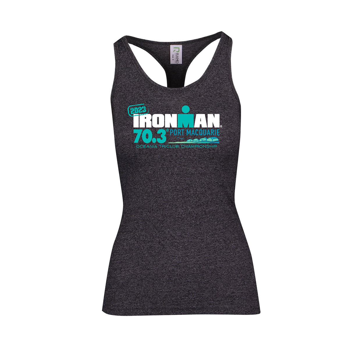 IRONMAN 70.3 Port Macquarie Women's Event Tank - Dark Heather