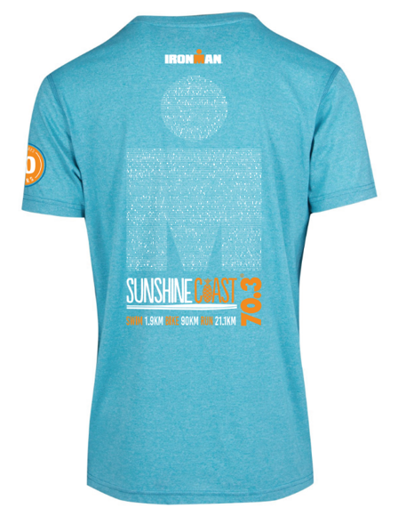 IRONMAN 70.3 Sunshine Coast 2023 Men's Name Tee - Jade Heather