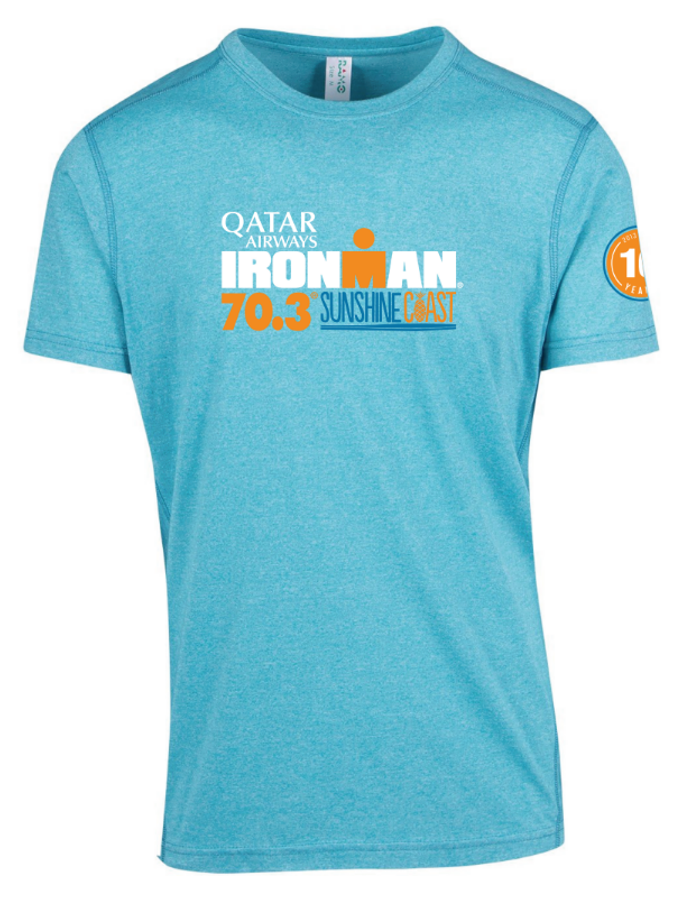 IRONMAN 70.3 Sunshine Coast 2023 Men's Name Tee - Jade Heather