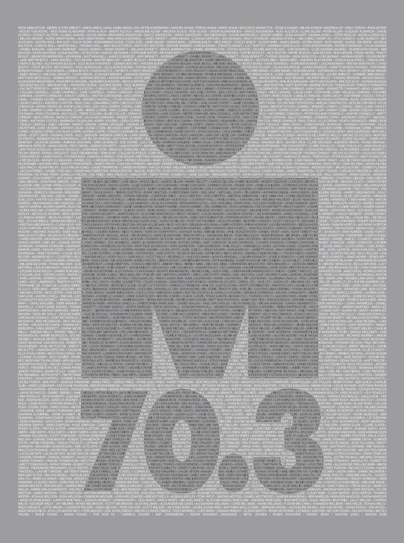 70.3 IRONMAN Western Australia 2024 Men's Name Tee- Grey