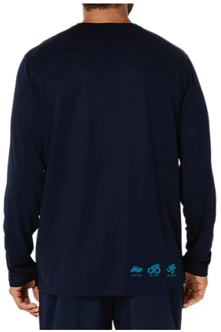 NT25 SILVER LONG SLEEVE TOP BLACK MENS