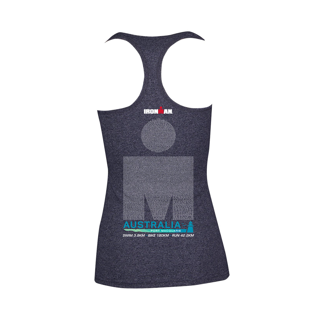IRONMAN Australia 2023 Women's Name Tank - Navy