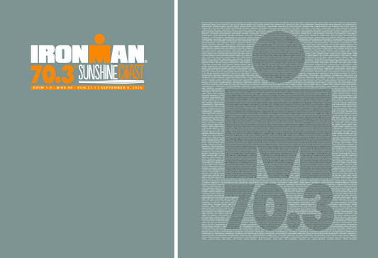 IRONMAN 70.3 Sunshine Coast 2024 Women's Name Tee- Mineral