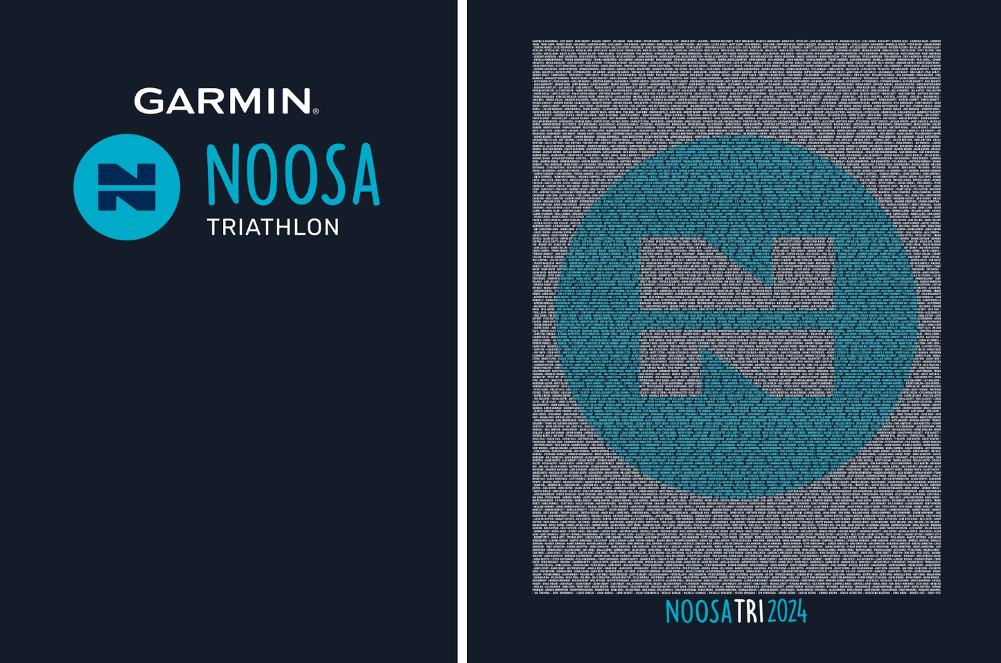 Noosa Triathlon 2024 Unisex Name Tank - Navy