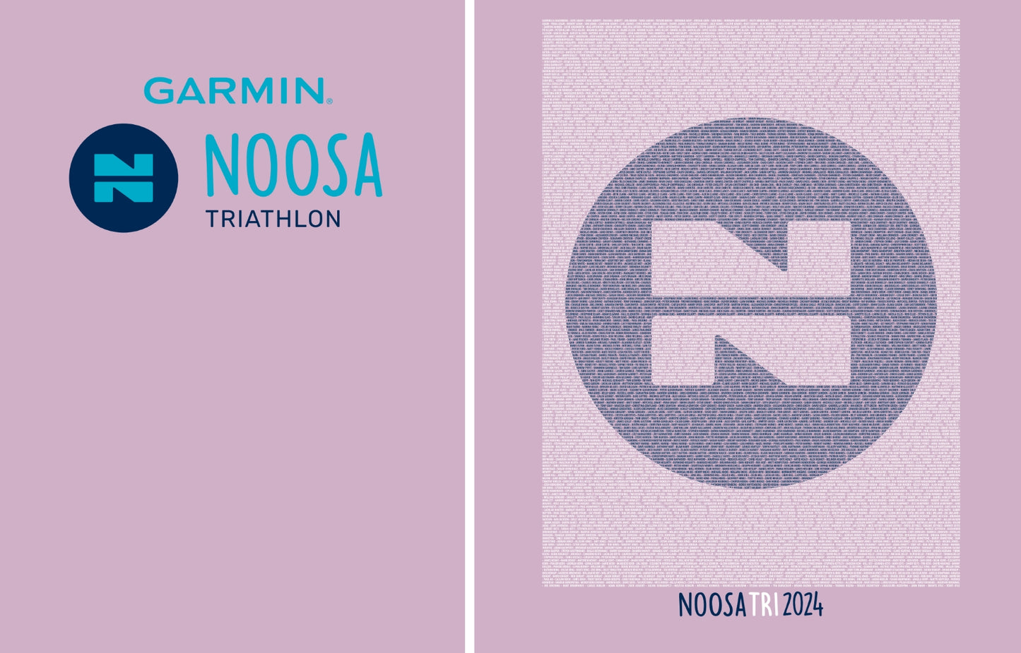 Garmin Noosa Triathlon 2024 Women's Name Tee - Lavender