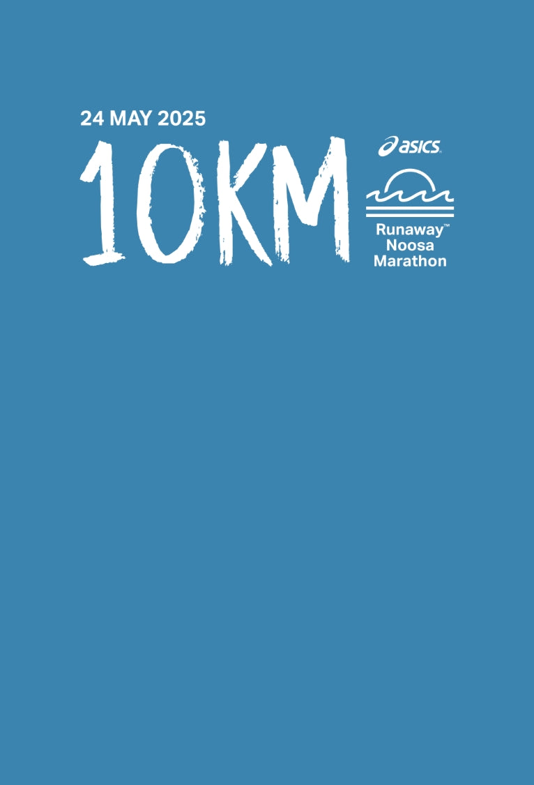 Runaway Noosa 2025 Unisex Event Name Tee 10k