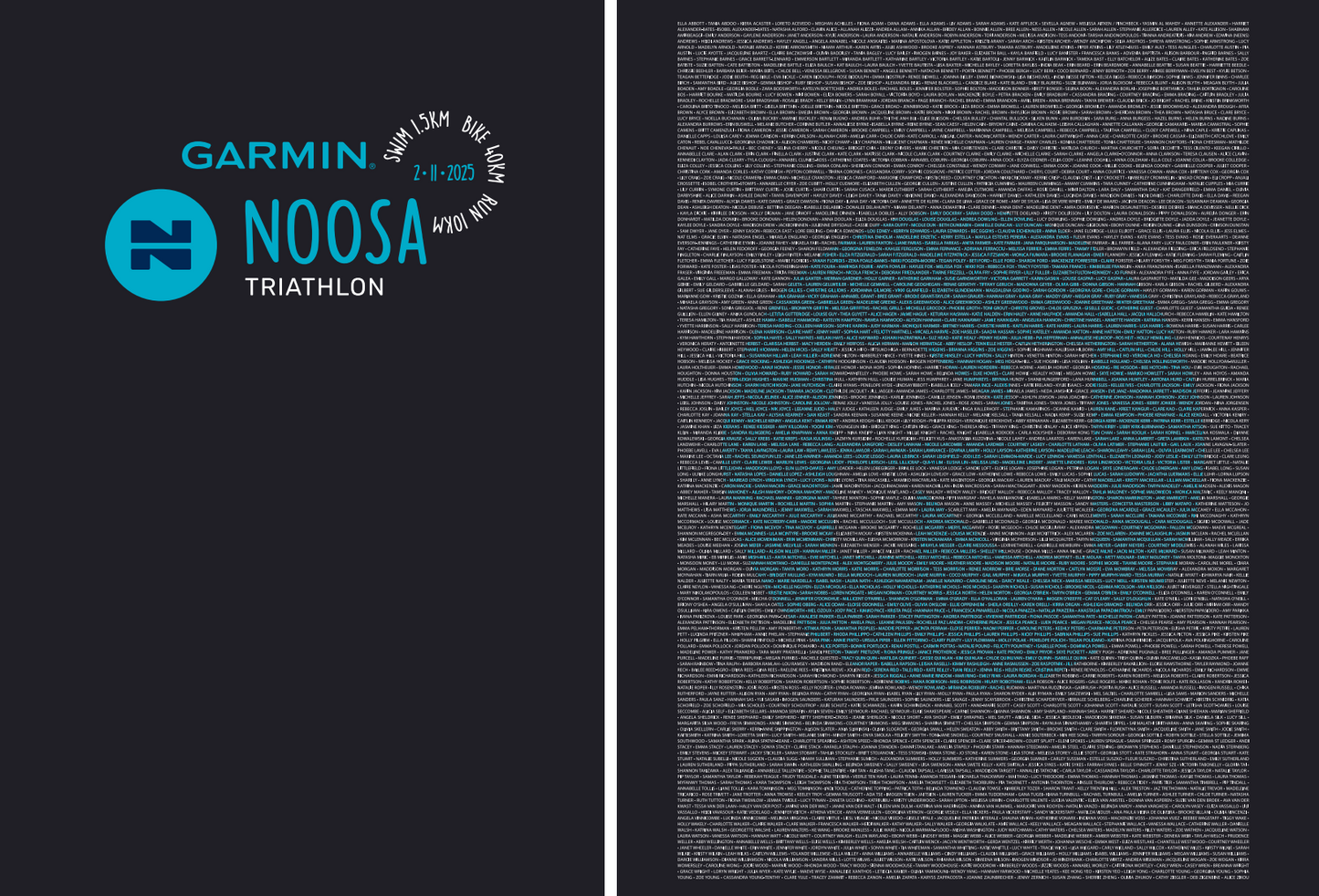 NT25 NAME TANK A-Z INK BLUE WOMENS