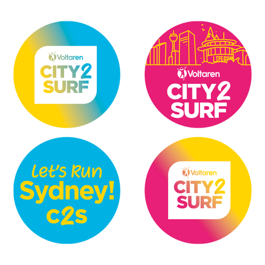 City2Surf 2025 Event Bib Magnet