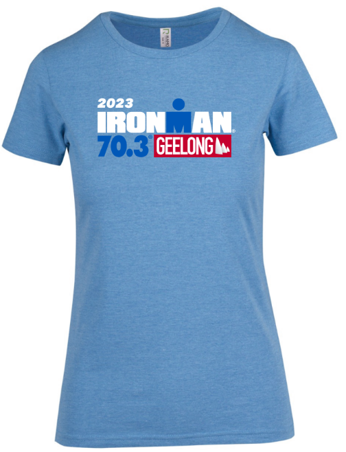 IRONMAN 70.3 Geelong 2023 Women's Name Shirt- Saphire Marle
