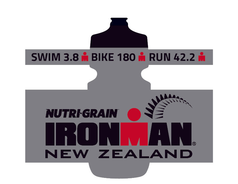 IRONMAN New Zealand Waterbottle Black
