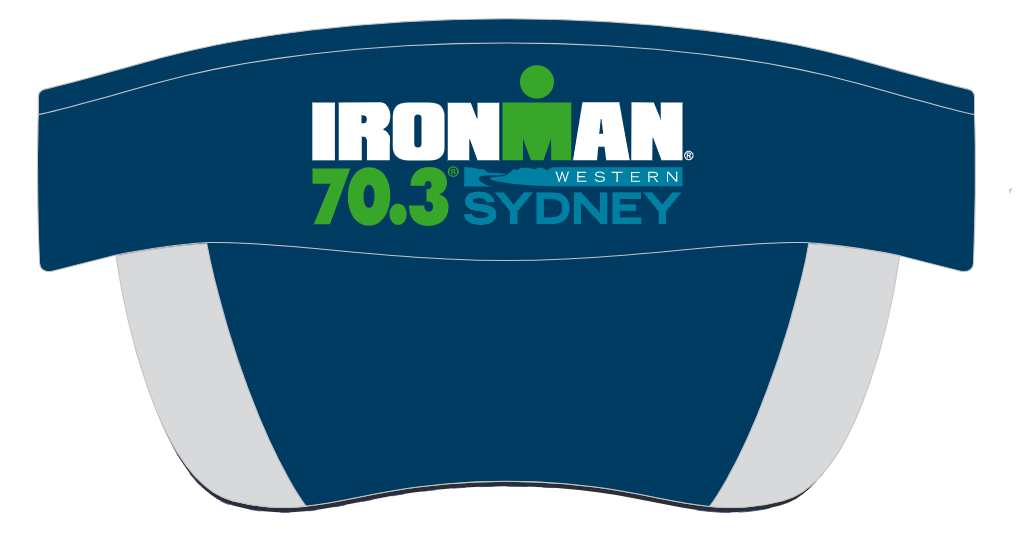 IRONMAN 70.3 Western Sydney Event Run Visor 2023 IRONMAN Store Oceania