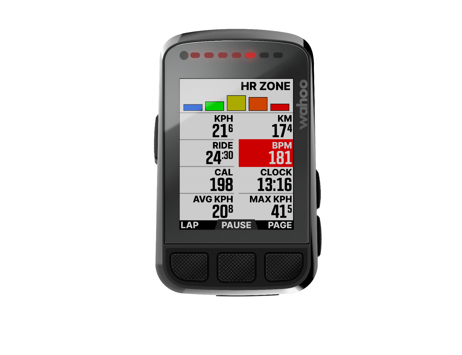 Wahoo elemnt bolt running clearance