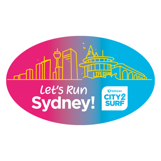 City2Surf 2025 Event Sticker