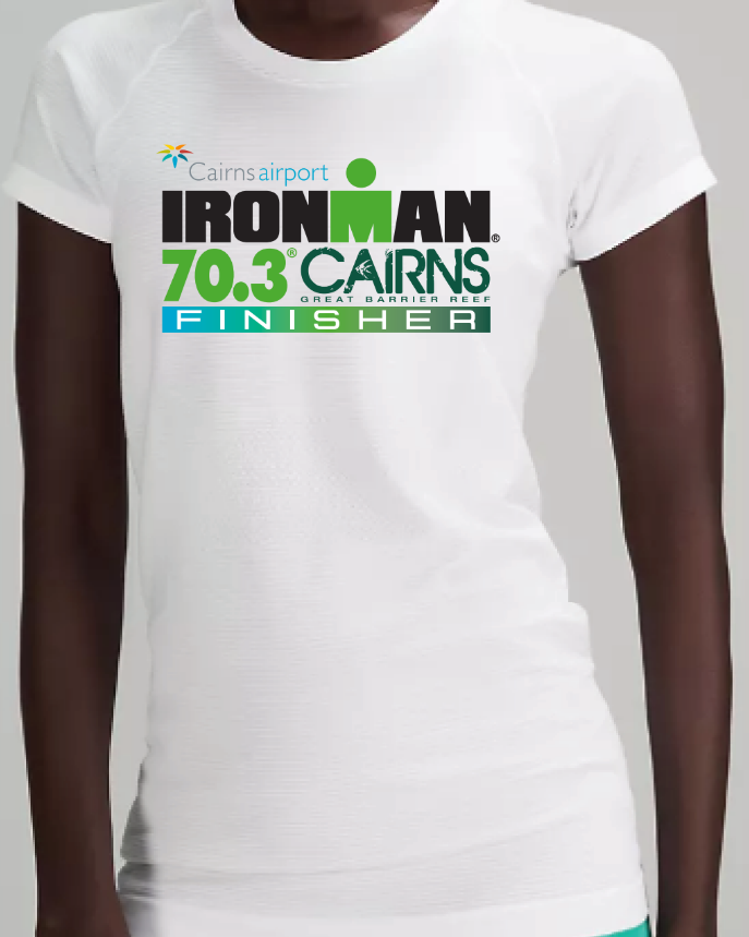 70.3 IRONMAN Cairns 2024 Women's Event Lululemon Finisher T-Shirt