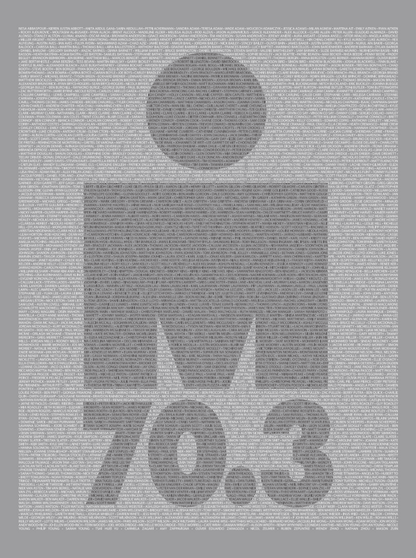 70.3 IRONMAN Western Australia 2024 Men's Name Tee- Grey