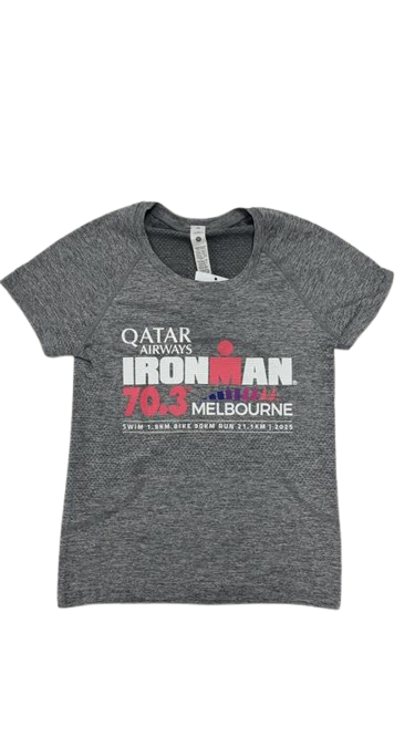 IRONMAN 70.3 Melbourne 2025 LuluLemon Event Name Tee