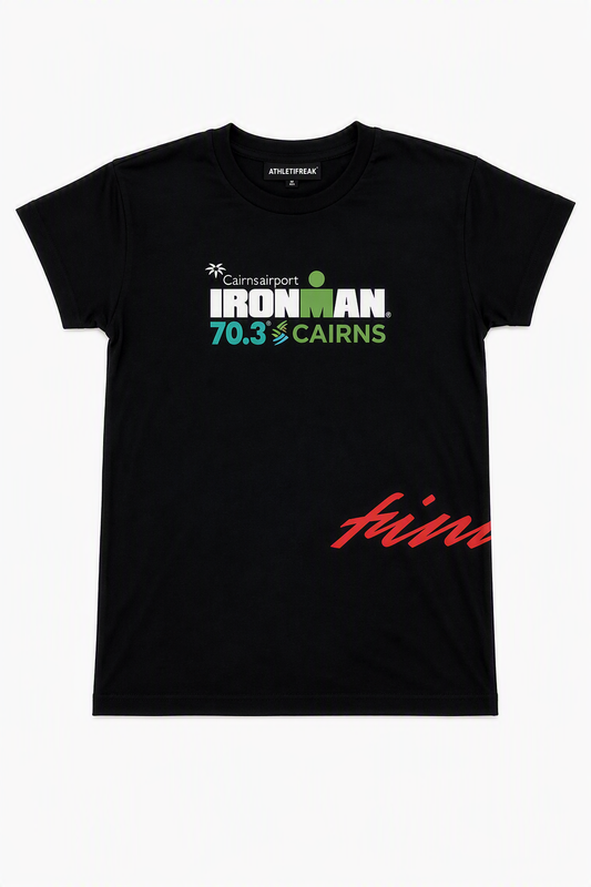 70.3 Cairns 2026 Finisher Tech Tee Black Womens