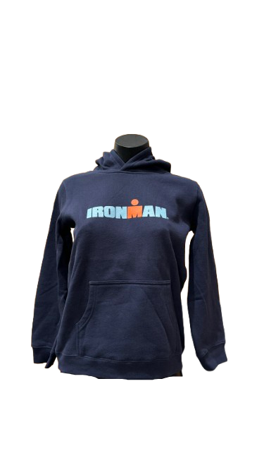 IRONMAN Youth Swim Bike Run Hood- Blue