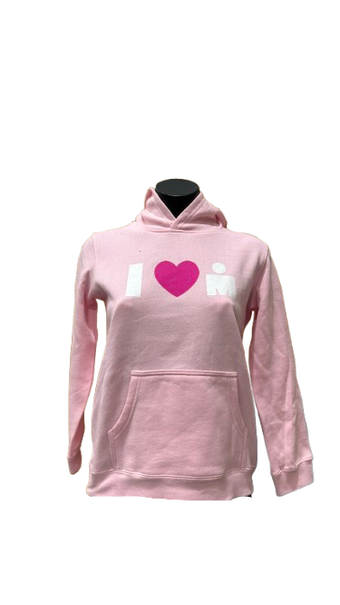 IRONMAN Youth Swim Bike Run Hood- Pink