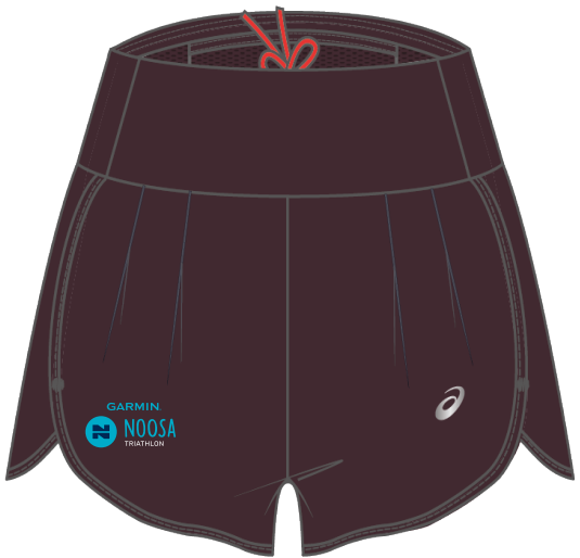 NT25 ROAD 3.5IN SHORT DARK CURRANT WOMENS