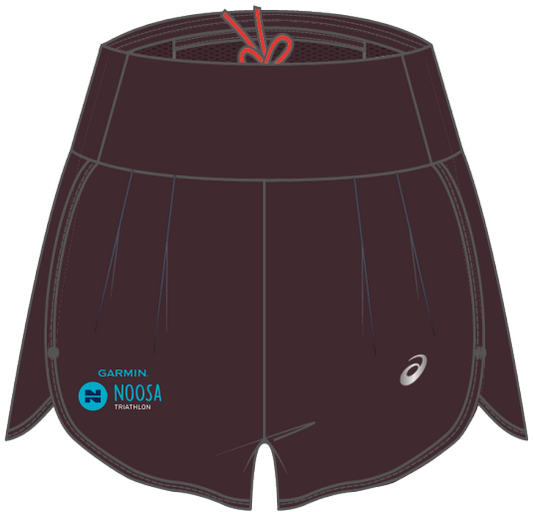 NT25 ROAD 3.5IN SHORT DARK CURRANT WOMENS