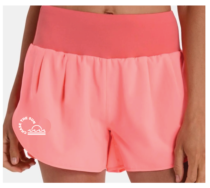 ASICS RUNAWAY NOOSA 2026 3.5" WOMENS SUN CORAL SHORTS