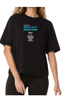 ASICS RUNAWAY NOOSA 2026 WOMEN'S 21.1KM NAME TEE