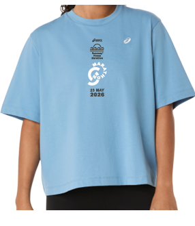 ASICS RUNAWAY NOOSA 2026 WOMEN'S 42.2KM NAME TEE