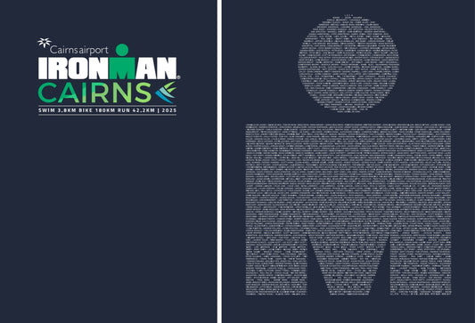 IRONMAN Cairns 2025 Men's Name Tee - Midnight