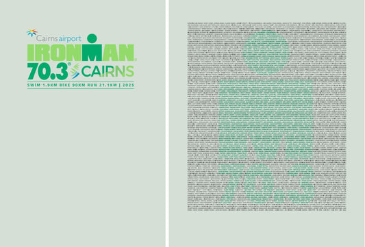 70.3 IRONMAN Cairns 2025 Women's Name Hood- Aloe Vera