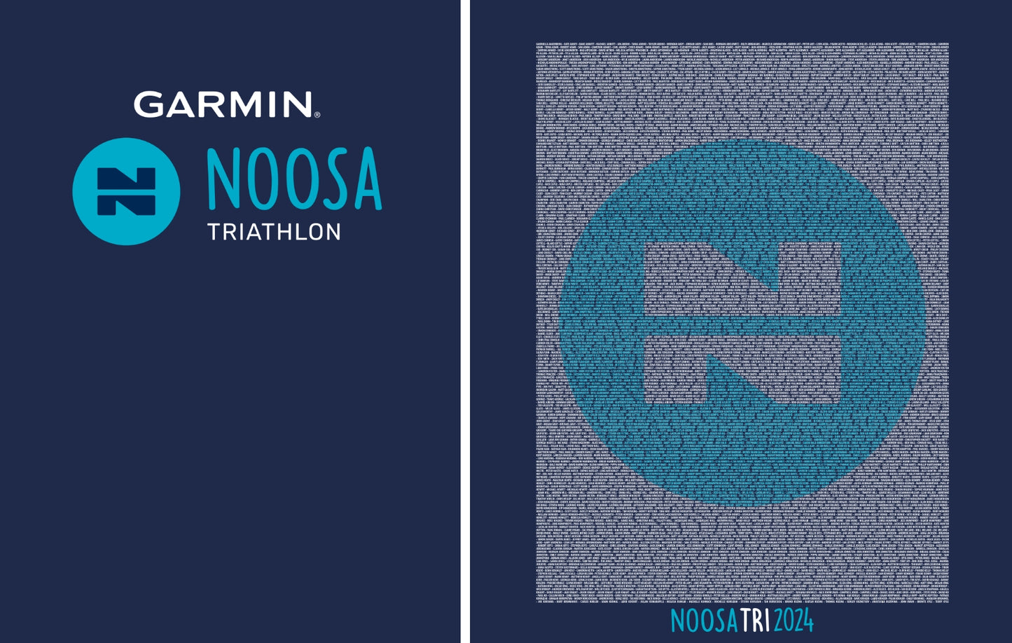 Garmin Noosa Triathlon 2024 Men's Name Tee - Cobalt