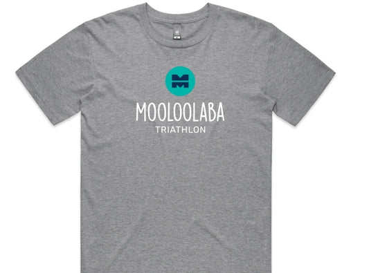Mooloolaba Triathlon 2024 Men's Name Tee - Grey