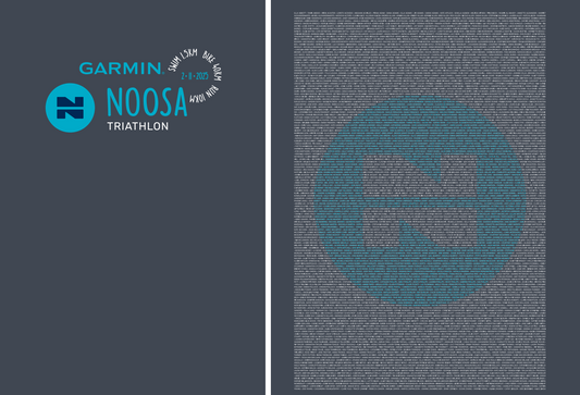 NT25 NAME TEE A-Z PETROL BLUE WOMENS