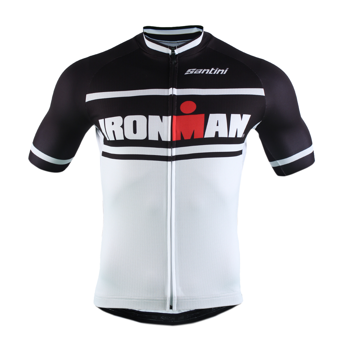 IRONMAN Santini Classic Men's Cycle Jersey - Black/White