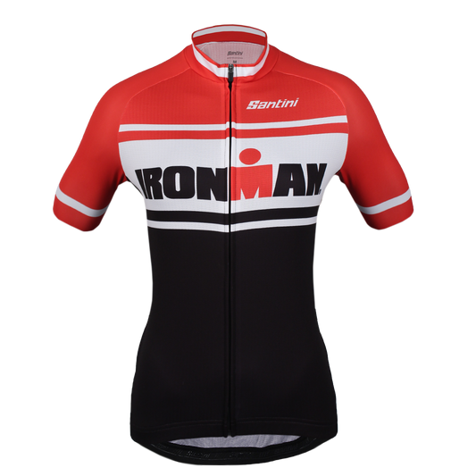 IRONMAN Santini Classic Women's Cycle Jersey Red/Black