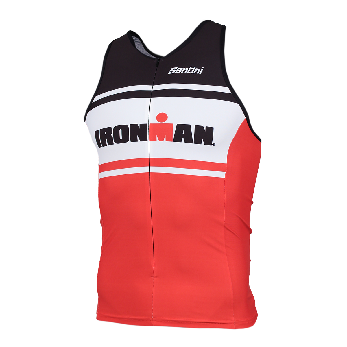 IRONMAN Santini Classic Men's Tri Top Black/Red