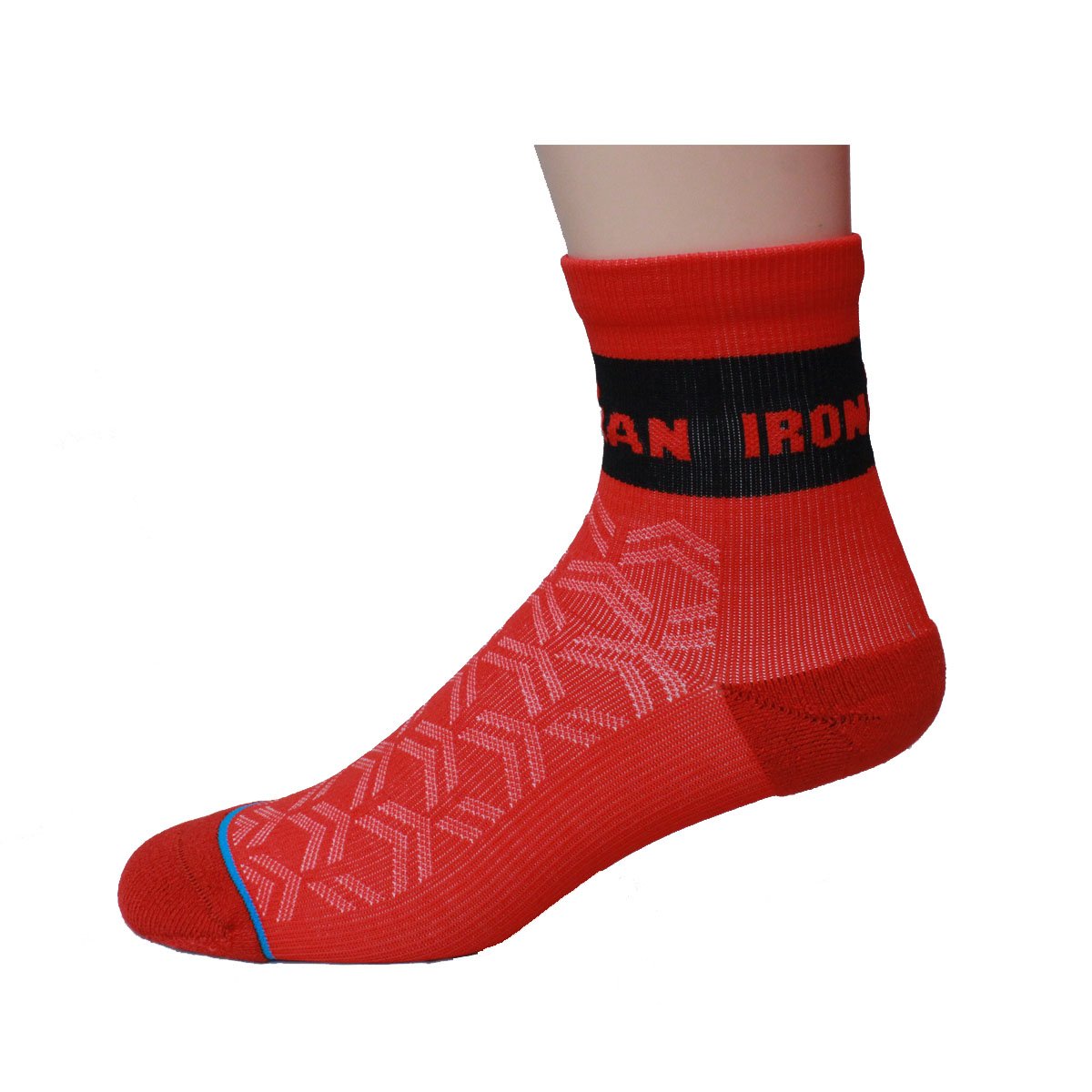 IRONMAN Cycle Sock - Vibe Red 3PK