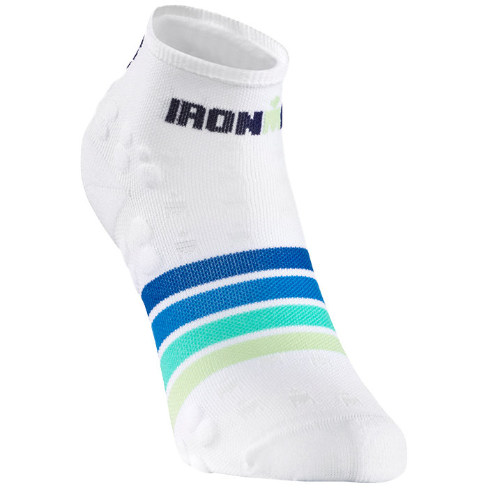 IRONMAN CompressSport Run Low Cut Sock - White