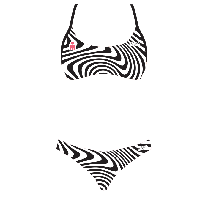 IRONMAN ROKA Women's Two-Piece Dazzle Swimsuit
