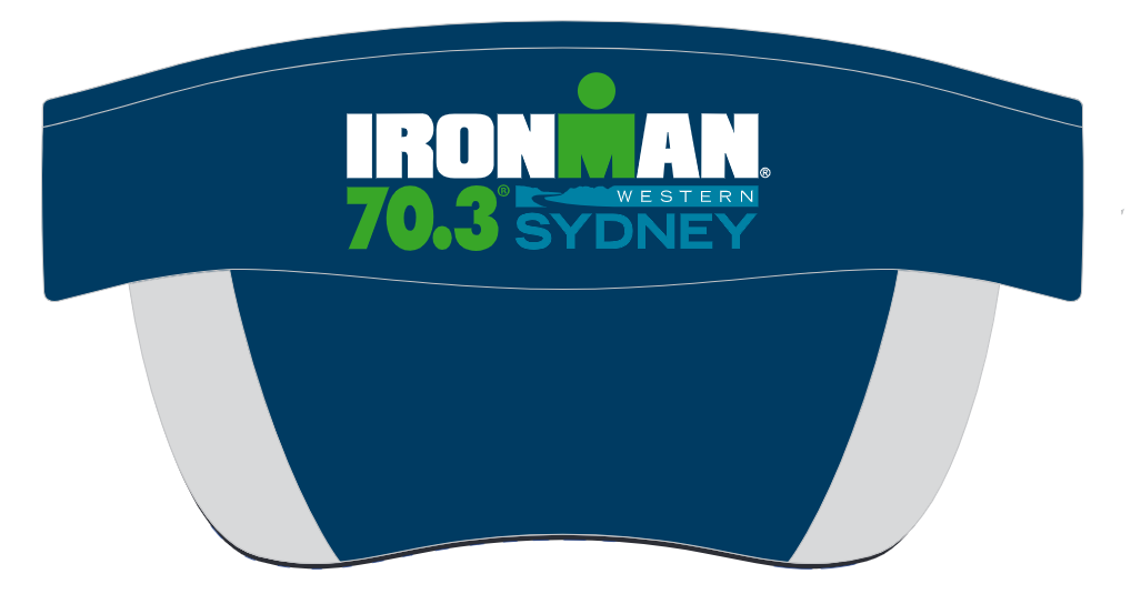 IRONMAN 70.3 Western Sydney Event Run Visor 2023